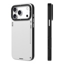 Apple iPhone 17 Pro Uyumlu Kılıf M-safe Şarj Özellikli Basit Mat Deri Desenli Youngkit Tech Fashion Serisi Kapak - 4