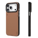 Apple iPhone 17 Pro Max Uyumlu Kılıf M-safe Şarj Özellikli Basit Mat Deri Desenli Youngkit Tech Fashion Serisi Kapak - 5