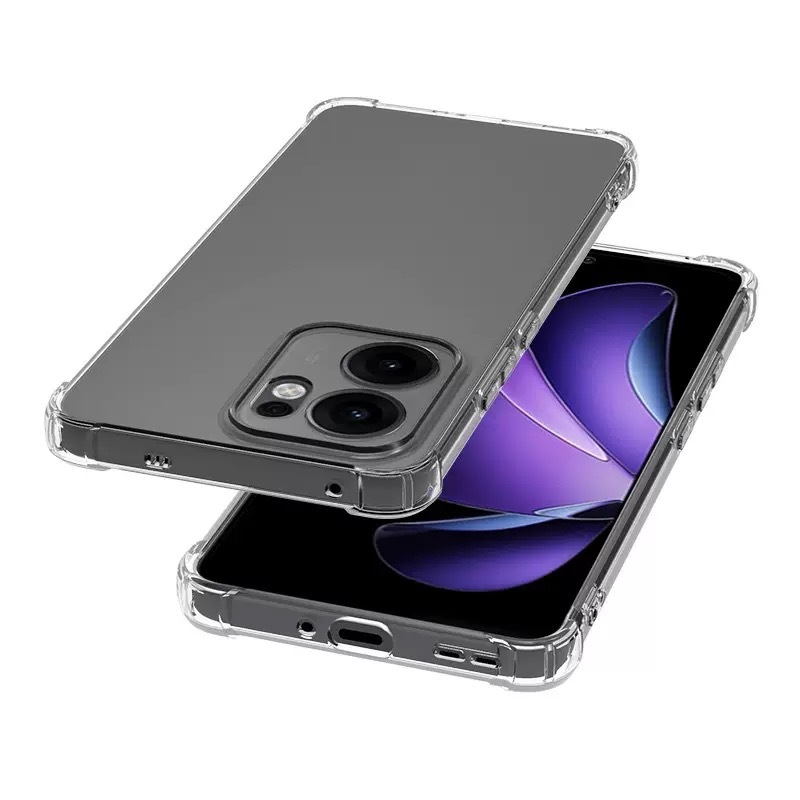 Oppo Reno Uyumlu 14F 5G Kılıf Zore 2mm Anti Shock Silikon - 1