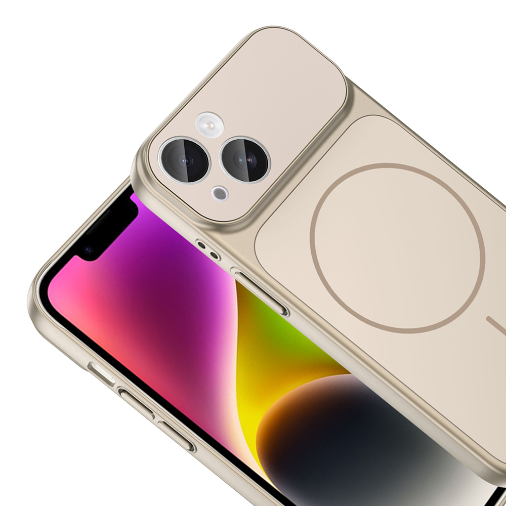 Apple iPhone 13 Uyumlu Kılıf Zore M-Safe Şarj Özellikli Kamera Korumalı Formen Kapak - 8