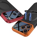 Apple iPhone 17 Pro Max Uyumlu Kılıf M-safe Şarj Özellikli 360 Derece Standlı Çift Parçalı Zore Torino Kapak - 7