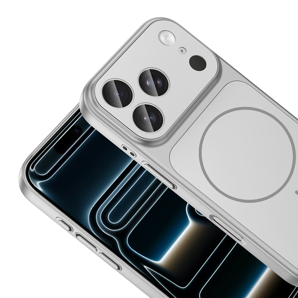 Apple iPhone 17 Pro Max Uyumlu Kılıf Zore M-Safe Şarj Özellikli Kamera Korumalı Formen Kapak - 10
