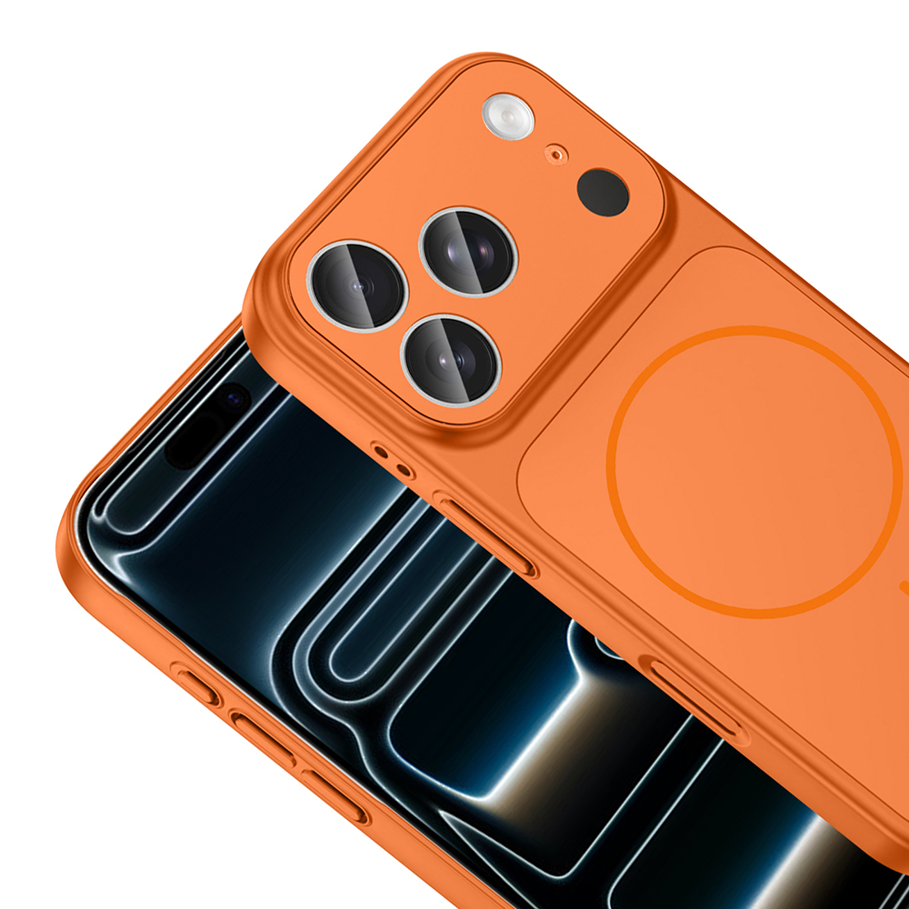 Apple iPhone 17 Pro Max Uyumlu Kılıf Zore M-Safe Şarj Özellikli Kamera Korumalı Formen Kapak - 12