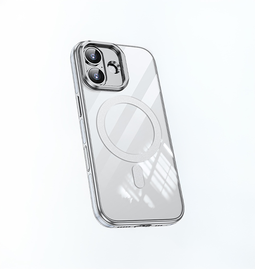 Apple iPhone 17 Uyumlu Kılıf M-safe Şarj Özellikli Wlons Standlı Efsane Kapak - 1