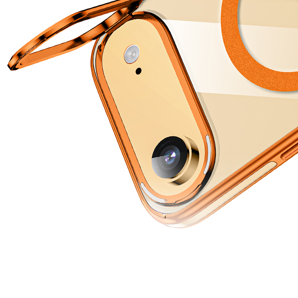 Apple iPhone 17 Air Uyumlu Kılıf M-safe Şarj Özellikli Wlons Standlı Efsane Kapak - 8