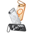 Apple iPhone 17 Air Uyumlu Kılıf M-safe Şarj Özellikli Wlons Standlı Efsane Kapak - 9