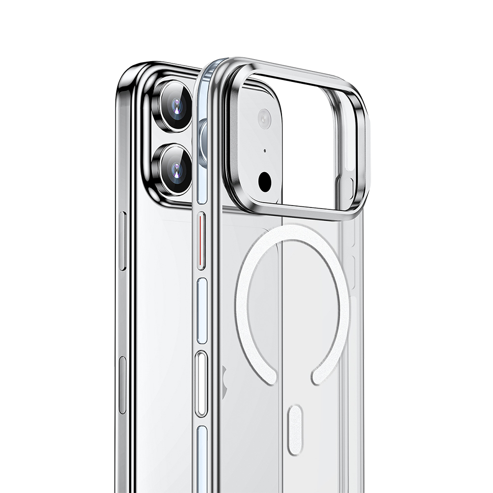 Apple iPhone 17 Pro Max Uyumlu Kılıf M-safe Şarj Özellikli Wlons Standlı Efsane Kapak - 3