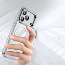 Apple iPhone 17 Pro Uyumlu Kılıf M-safe Şarj Özellikli Wlons Standlı Efsane Kapak - 5
