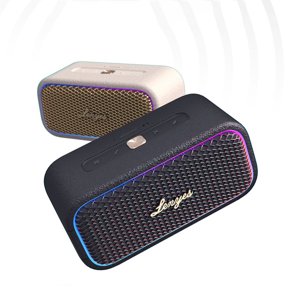 Lenyes S891 RGB Işıklı Taşınabilir Su Geçirmez OTG-TWS Bluetooth Hoparlör v5.3 80W - 2