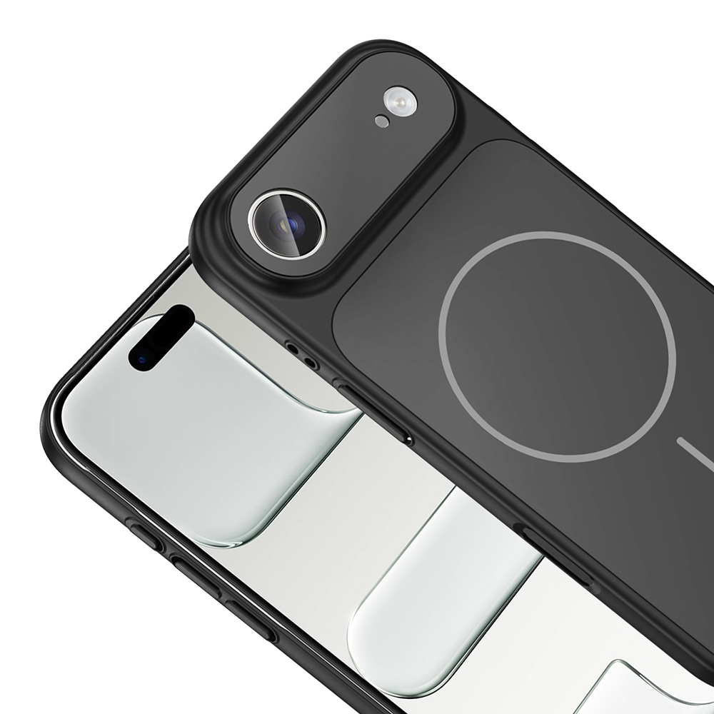 Apple iPhone 17 Air Uyumlu Kılıf Zore M-Safe Şarj Özellikli Kamera Korumalı Formen Kapak - 7