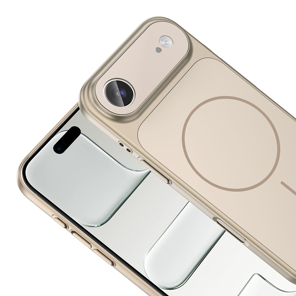 Apple iPhone 17 Air Uyumlu Kılıf Zore M-Safe Şarj Özellikli Kamera Korumalı Formen Kapak - 8