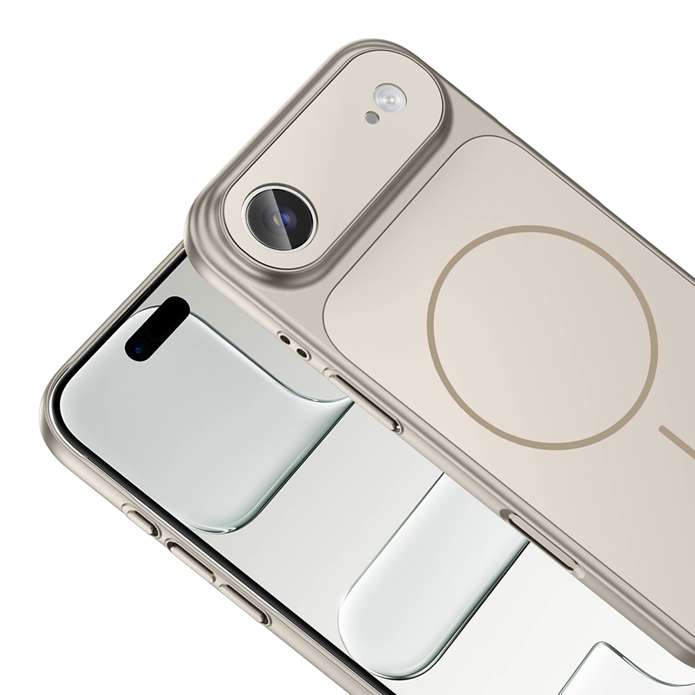 Apple iPhone 17 Air Uyumlu Kılıf Zore M-Safe Şarj Özellikli Kamera Korumalı Formen Kapak - 9