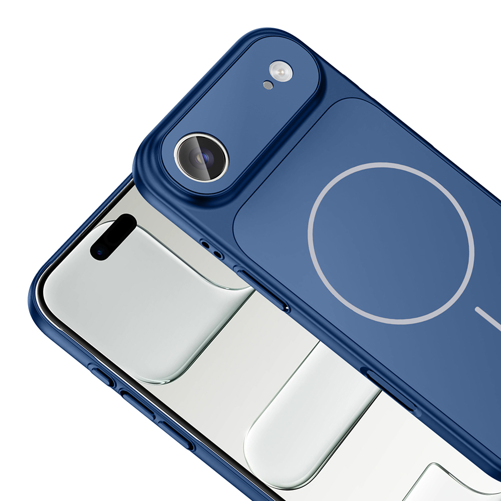 Apple iPhone 17 Air Uyumlu Kılıf Zore M-Safe Şarj Özellikli Kamera Korumalı Formen Kapak - 11