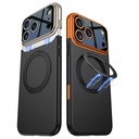 Apple iPhone 17 Pro Uyumlu Kılıf M-safe Şarj Özellikli 360 Derece Standlı Çift Parçalı Zore Torino Kapak - 10