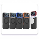 Apple iPhone 17 Pro Uyumlu Kılıf M-safe Şarj Özellikli 360 Derece Standlı Çift Parçalı Zore Torino Kapak - 11