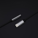 Lenyes AX105 Type-C to 3.5mm Aux Çevirici Örgülü Ses Adaptörü - 1