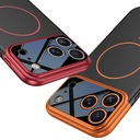 Apple iPhone 17 Pro Max Uyumlu Kılıf M-safe Şarj Özellikli Çift Parçalı Zore Napoli Kapak - 1