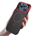 Apple iPhone 17 Pro Max Uyumlu Kılıf M-safe Şarj Özellikli Çift Parçalı Zore Napoli Kapak - 4