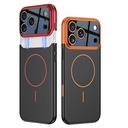 Apple iPhone 17 Pro Max Uyumlu Kılıf M-safe Şarj Özellikli Çift Parçalı Zore Napoli Kapak - 8