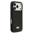 Apple iPhone 17 Pro Uyumlu Kılıf Lacoste Orjinal Lisanslı M-safe Şarj Özellikli PU Deri Tasarımlı Metal Logolu Kapak - 1