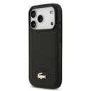 Apple iPhone 17 Pro Uyumlu Kılıf Lacoste Orjinal Lisanslı M-safe Şarj Özellikli PU Deri Tasarımlı Metal Logolu Kapak - 5