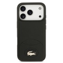 Apple iPhone 17 Pro Uyumlu Kılıf Lacoste Orjinal Lisanslı M-safe Şarj Özellikli PU Deri Tasarımlı Metal Logolu Kapak - 6