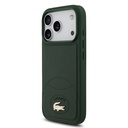 Apple iPhone 17 Pro Uyumlu Kılıf Lacoste Orjinal Lisanslı M-safe Şarj Özellikli PU Deri Tasarımlı Metal Logolu Kapak - 7