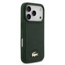 Apple iPhone 17 Pro Uyumlu Kılıf Lacoste Orjinal Lisanslı M-safe Şarj Özellikli PU Deri Tasarımlı Metal Logolu Kapak - 9