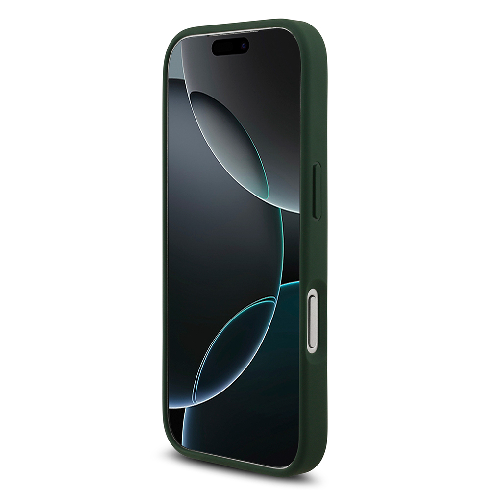 Apple iPhone 17 Pro Uyumlu Kılıf Lacoste Orjinal Lisanslı M-safe Şarj Özellikli PU Deri Tasarımlı Metal Logolu Kapak - 10