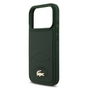 Apple iPhone 17 Pro Uyumlu Kılıf Lacoste Orjinal Lisanslı M-safe Şarj Özellikli PU Deri Tasarımlı Metal Logolu Kapak - 11