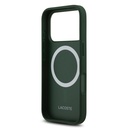 Apple iPhone 17 Pro Uyumlu Kılıf Lacoste Orjinal Lisanslı M-safe Şarj Özellikli PU Deri Tasarımlı Metal Logolu Kapak - 12