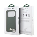 Apple iPhone 17 Pro Uyumlu Kılıf Lacoste Orjinal Lisanslı M-safe Şarj Özellikli PU Deri Tasarımlı Metal Logolu Kapak - 14