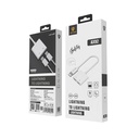 Lenyes AX92 Lightning to Lightning 2in1 Şarj ve Kulaklık Dönüştürücü Adaptör - 8