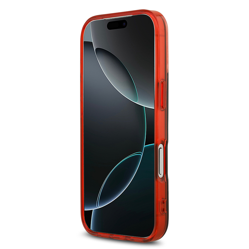 Apple iPhone 17 Pro Uyumlu Kılıf Redbull Orjinal Lisanslı M-safe Şarj Özellikli Çift Katmanlı Çizgi Desenli Sert PC MV Kapak - 1