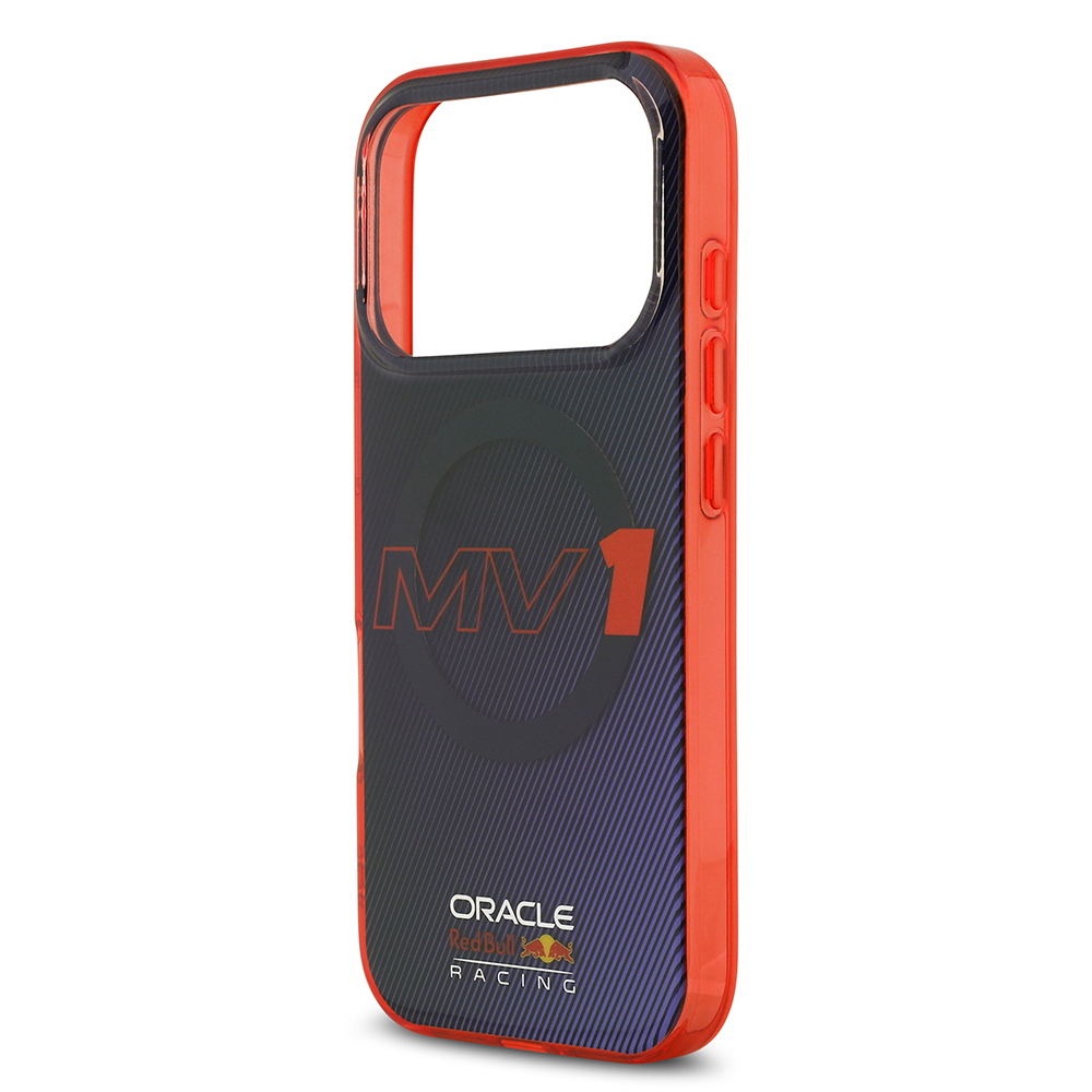 Apple iPhone 17 Pro Uyumlu Kılıf Redbull Orjinal Lisanslı M-safe Şarj Özellikli Çift Katmanlı Çizgi Desenli Sert PC MV Kapak - 5