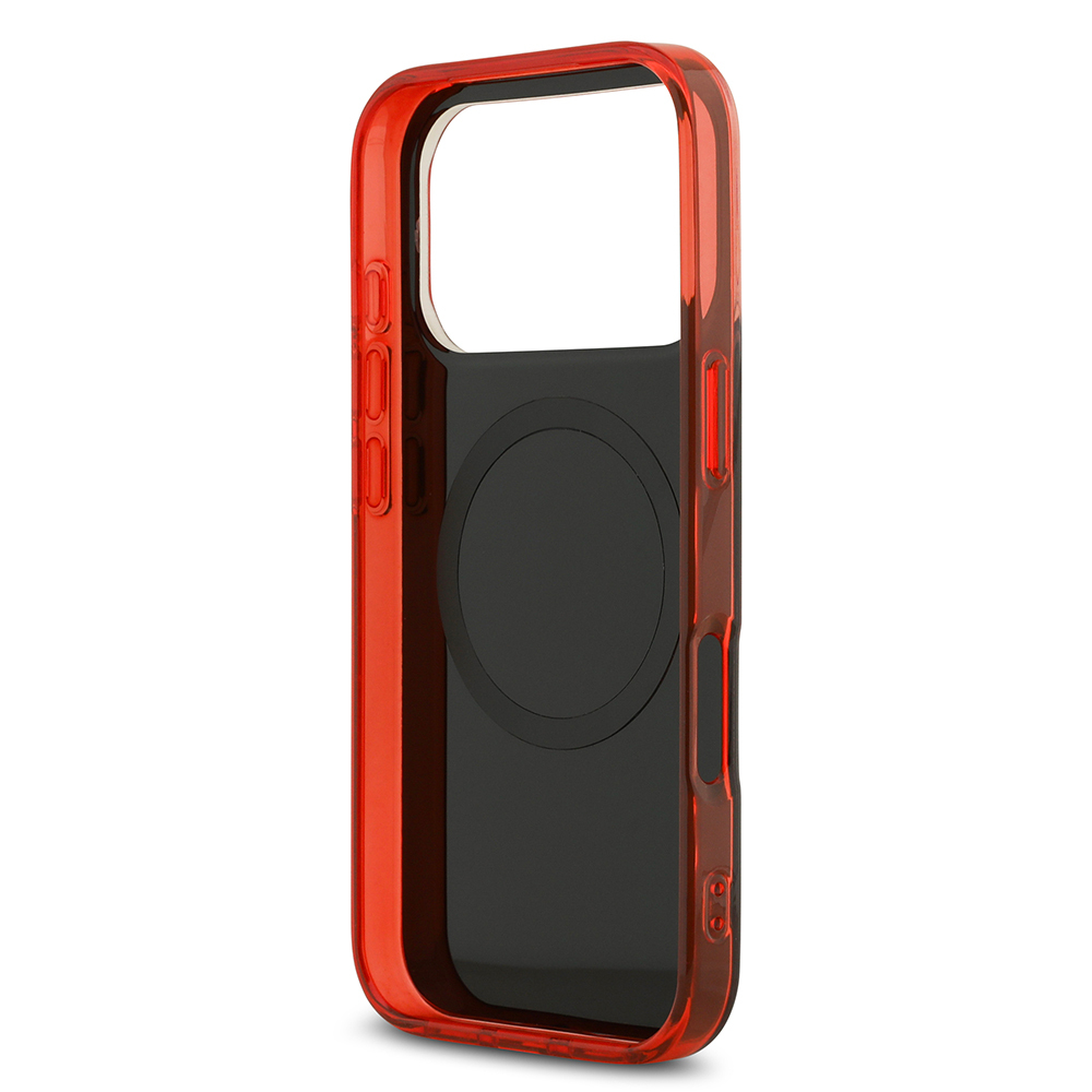Apple iPhone 17 Pro Uyumlu Kılıf Redbull Orjinal Lisanslı M-safe Şarj Özellikli Çift Katmanlı Çizgi Desenli Sert PC MV Kapak - 6