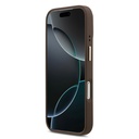 Apple iPhone 17 Pro Uyumlu Kılıf Guess Orjinal Lisanslı M-safe Şarj Özellikli Sıcak Baskılı Yazı Logolu PU Deri Peony Kapak - 10
