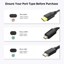 Qgeem QG-HD20 Mini HDMI Kablo - 1