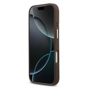 Apple iPhone 17 Pro Uyumlu Kılıf Guess Orjinal Lisanslı M-safe Şarj Özellikli 4G Desenli PU Metal Plaka Klasik Logolu Kapak - 10