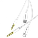 Lenyes AX106 Lightning to 3.5mm AUX Audio Kablo 1M - 3