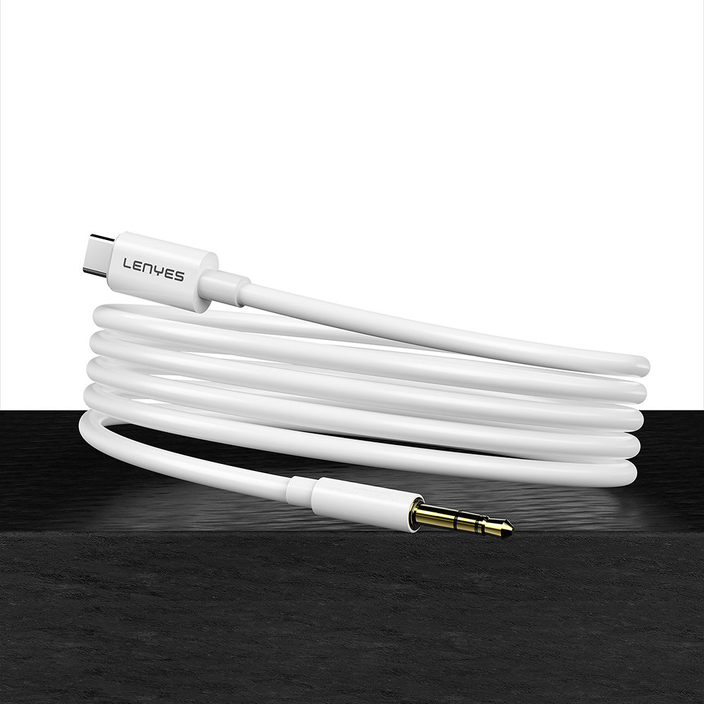 Lenyes AX106 Lightning to 3.5mm AUX Audio Kablo 1M - 6