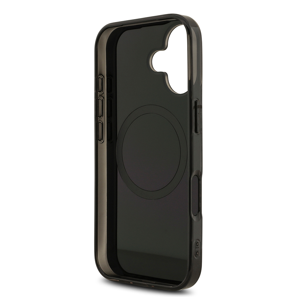 Apple iPhone 17 Uyumlu Kılıf AMG Orjinal Lisanslı M-safe Şarj Özellikli Çift Katmanlı Kırmızı Çapraz Çizgili Kapak - 6