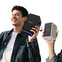 Lenyes S874 Su Geçirmez Özellikli RGB Işıklı Askılı Taşınabilir TWS Bluetooth Hoparlör v5.3 - 4