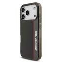Apple iPhone 17 Pro Uyumlu Kılıf AMG Orjinal Lisanslı M-safe Şarj Özellikli IML Baskı Logolu Çift Katmanlı Bow Lines Kapak - 1