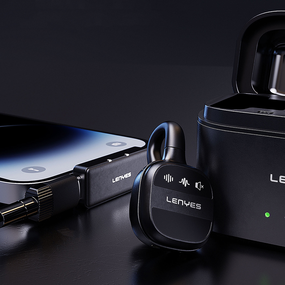 Lenyes LM209 Lightning Portlu Kablosuz Yaka Mikrofonu - 6