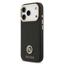 Apple iPhone 17 Pro Uyumlu Kılıf Guess Orjinal Lisanslı M-safe Şarj Özellikli Grained Yazı ve Taşlı 4G Logolu Kapak - 8