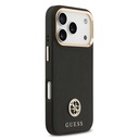 Apple iPhone 17 Pro Uyumlu Kılıf Guess Orjinal Lisanslı M-safe Şarj Özellikli Grained Yazı ve Taşlı 4G Logolu Kapak - 10