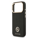 Apple iPhone 17 Pro Uyumlu Kılıf Guess Orjinal Lisanslı M-safe Şarj Özellikli Grained Yazı ve Taşlı 4G Logolu Kapak - 12
