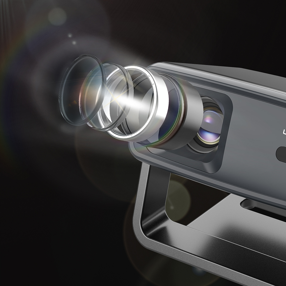 Lenyes LPR03 2.69 inç LCD 200 ANSI Lümen PTZ Projektör Yansıtma Cihazı - 3