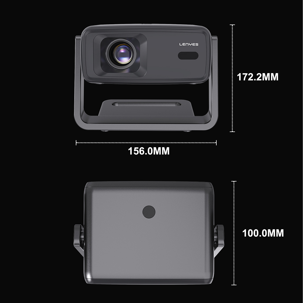Lenyes LPR03 2.69 inç LCD 200 ANSI Lümen PTZ Projektör Yansıtma Cihazı - 8